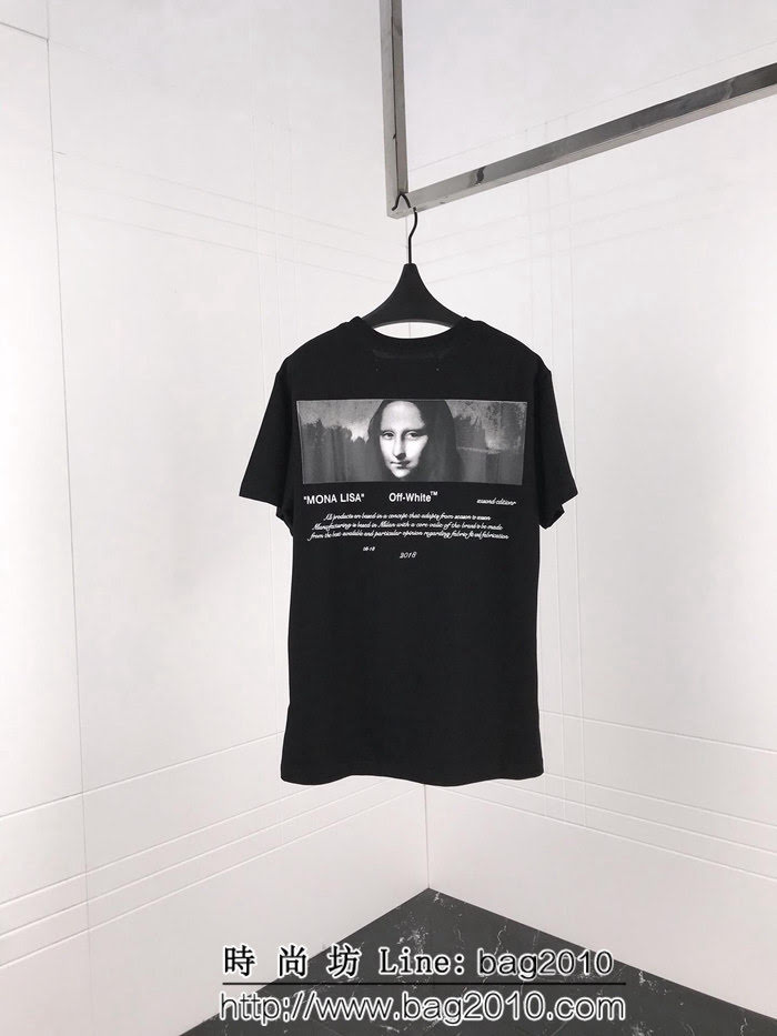 OFF-white19ss春夏新款 04支線系列 箭頭印花 精梳棉短袖 男女同款 ydi1458